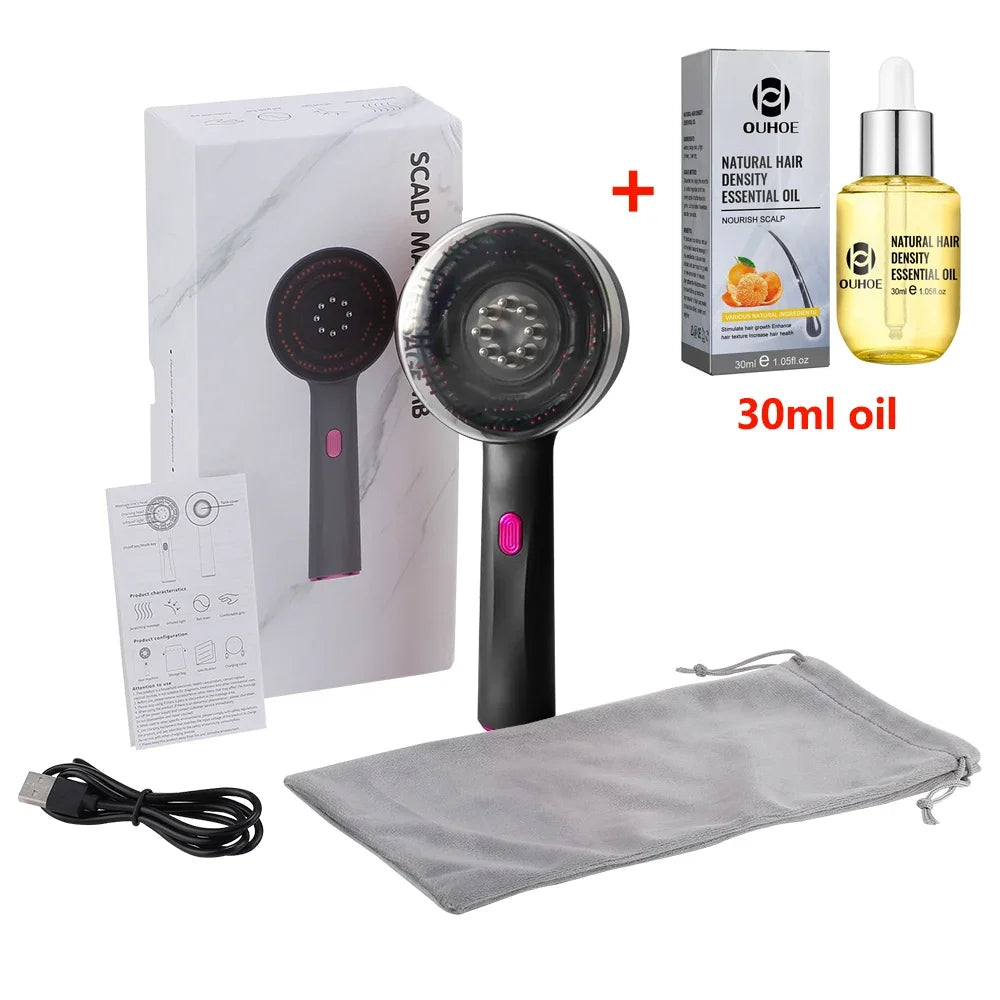 GlowScalp Red Light Massage Comb