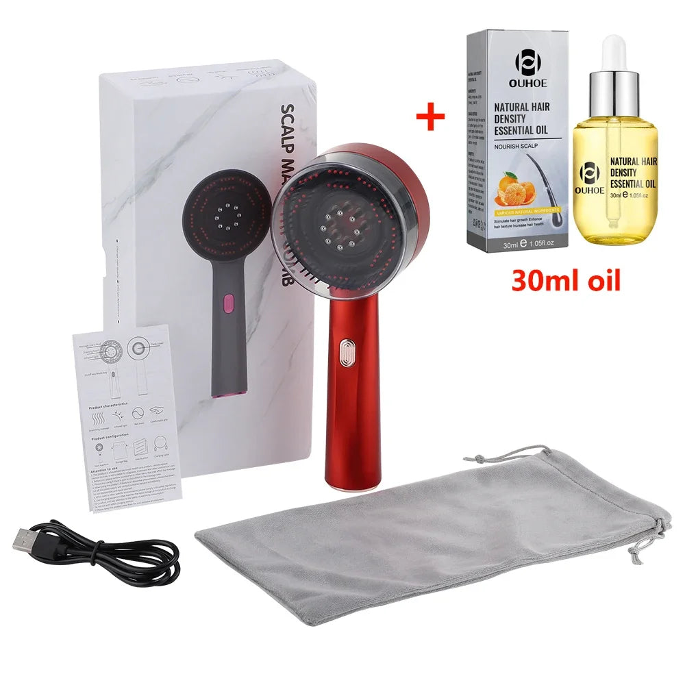 GlowScalp Red Light Massage Comb