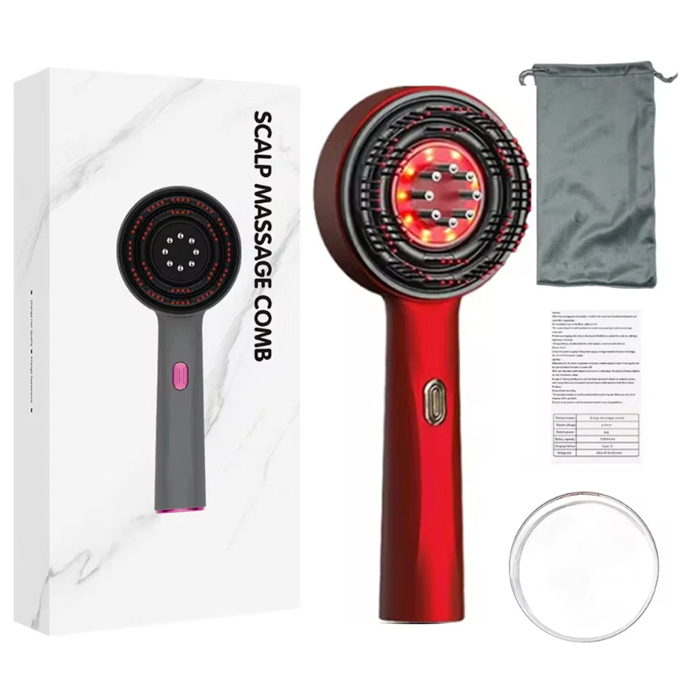 GlowScalp Red Light Massage Brush